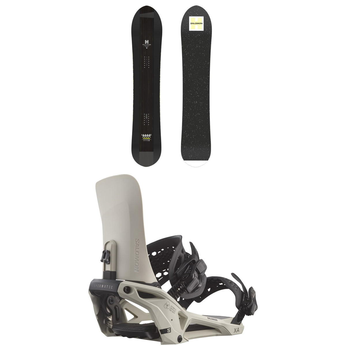 Salomon HPS - Sickstick Snowboard + XA Supermatic Snowboard Bindings 2026