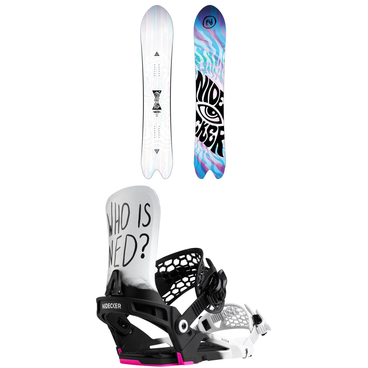 Nidecker Beta Snowboard + Kaon Snowboard Bindings 2026