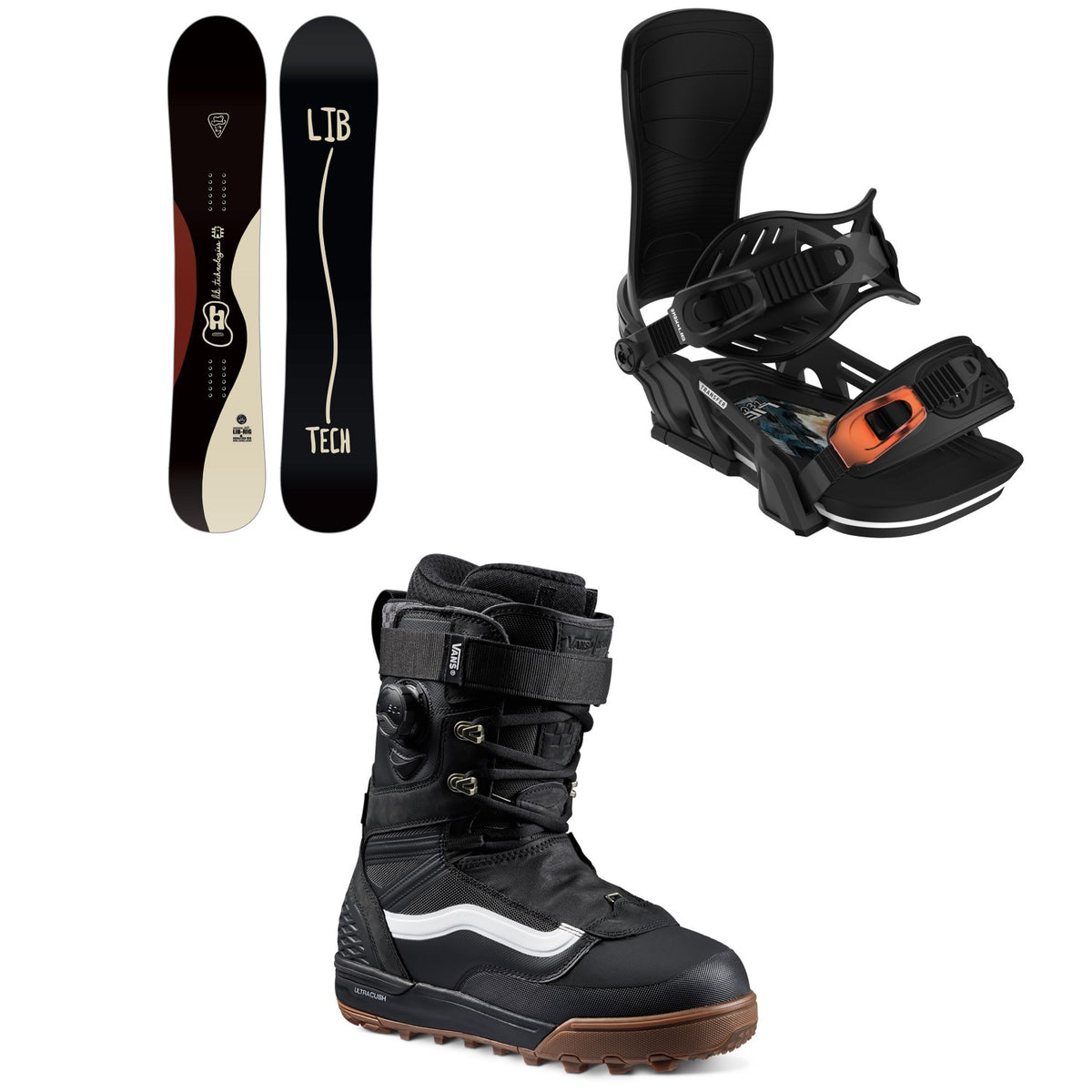 Lib Tech Lib Rig C3 Snowboard + Bent Metal Transfer Snowboard Bindings + Vans Infuse Snowboard Boots 2026