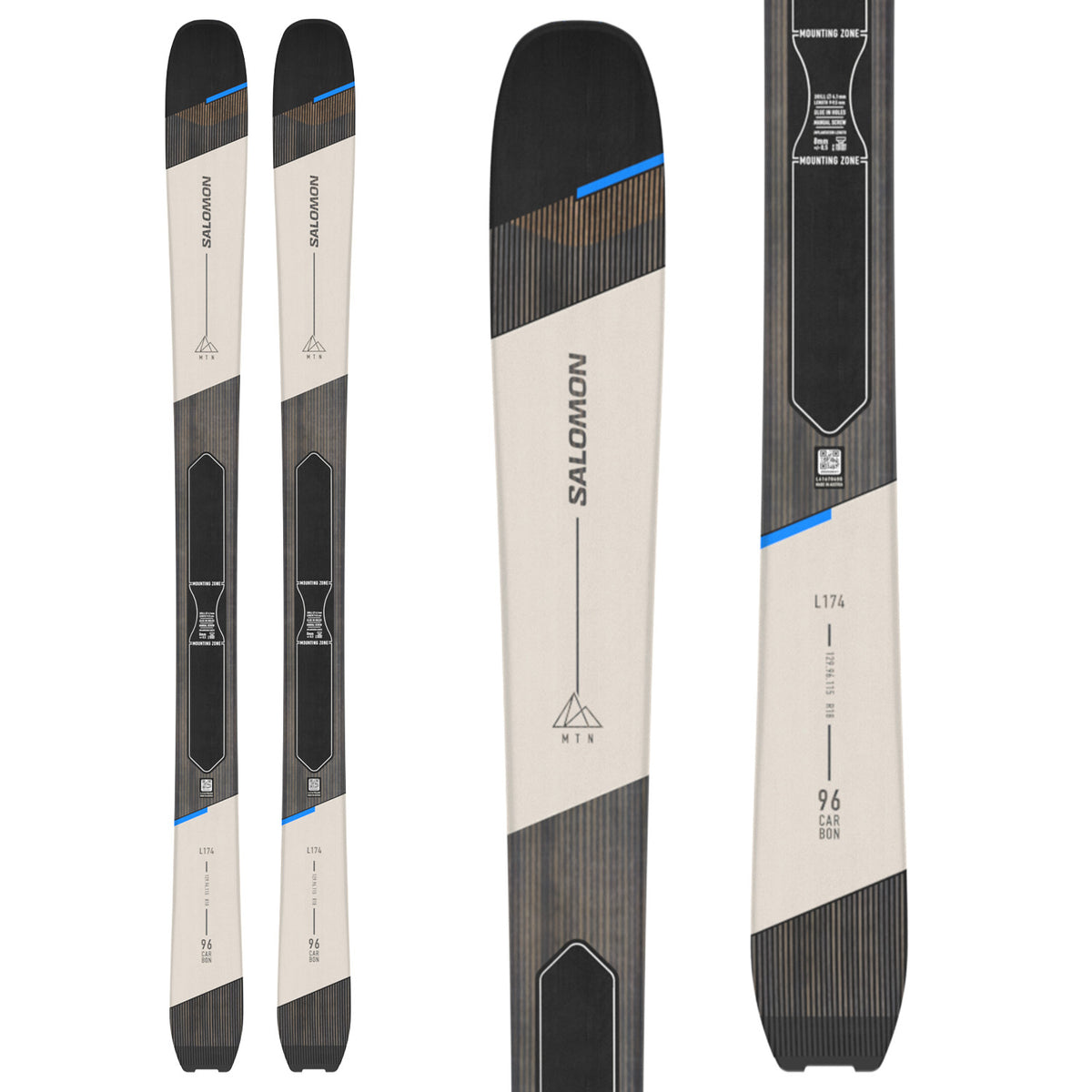 Salomon MTN 96 Carbon Skis 2025