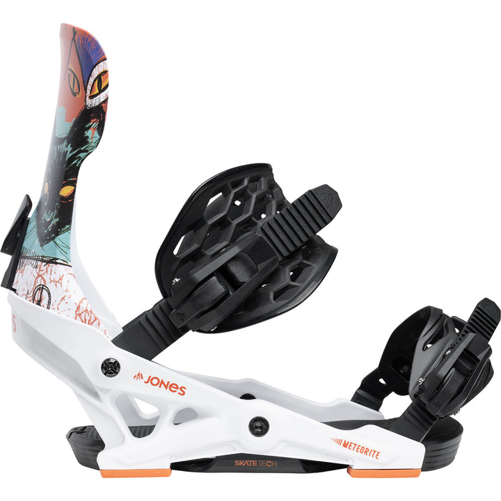 Jones Meteorite Rallycat Snowboard Bindings 2026 White