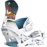 Jones Aurora Snowboard Bindings - Women's 2026 Annie Brace White::Annie Brace White