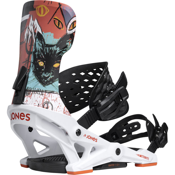 Jones Meteorite Rallycat Snowboard Bindings 2026 White