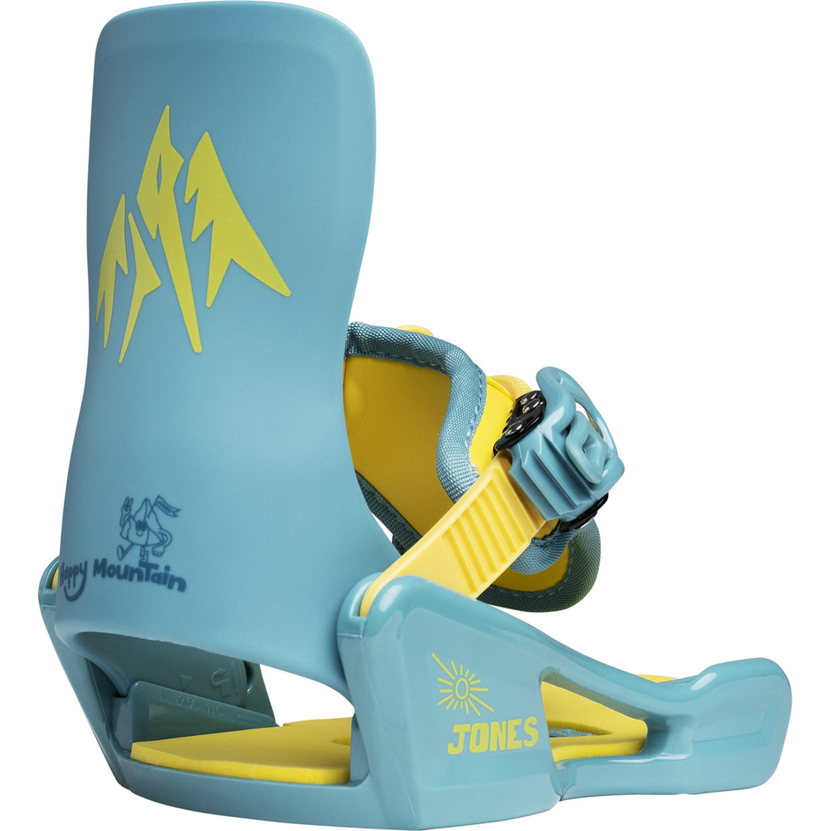 Jones Happy Mountain One Strap Snowboard Bindings - Kids' 2026 Icy Horizon Blue