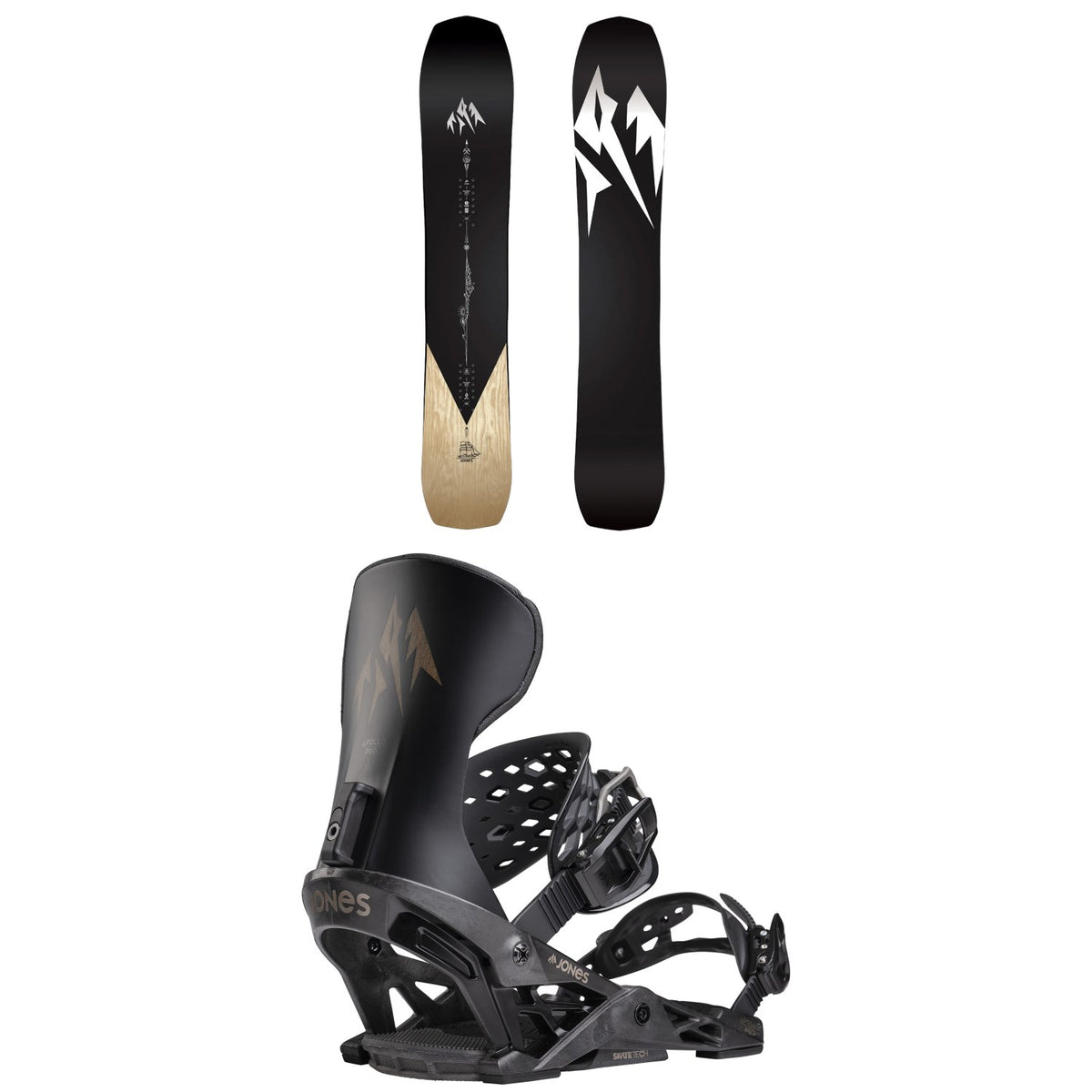 Jones Flagship Pro Snowboard + Apollo Pro Snowboard Bindings 2026