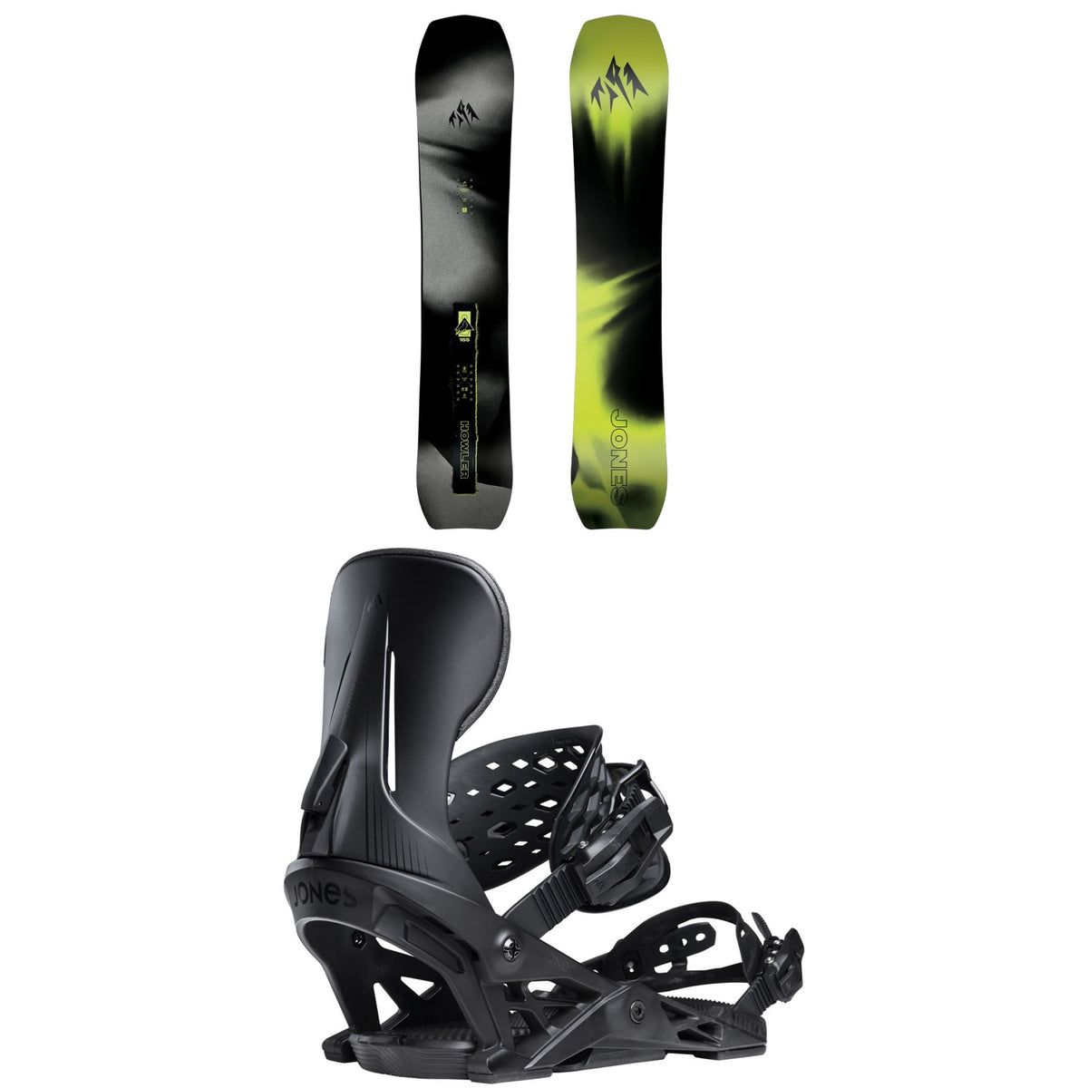 Jones Howler Snowboard + Mercury Snowboard Bindings 2026