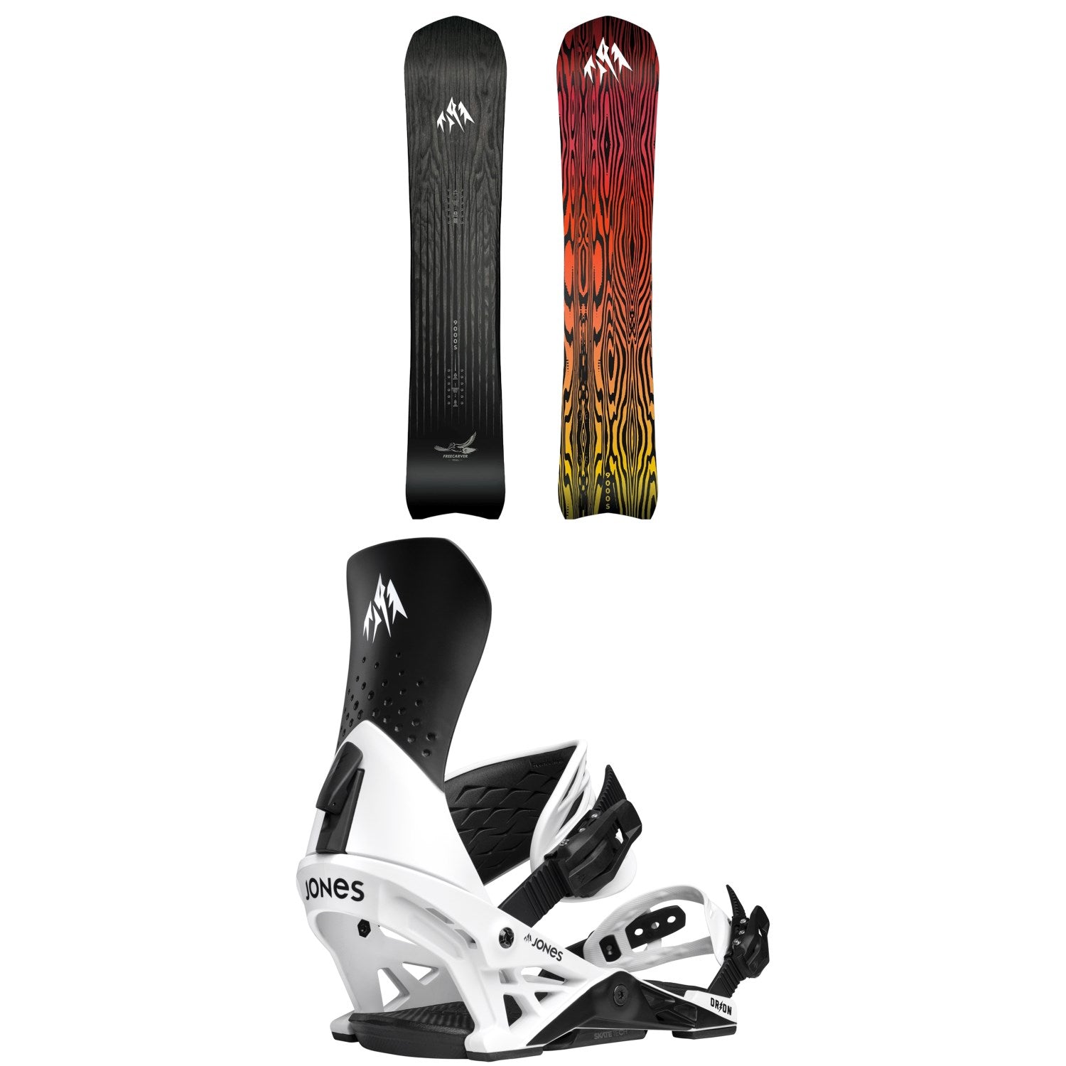 Jones Freecarver 9000S Snowboard + Orion Snowboard Bindings 2026 – evo
