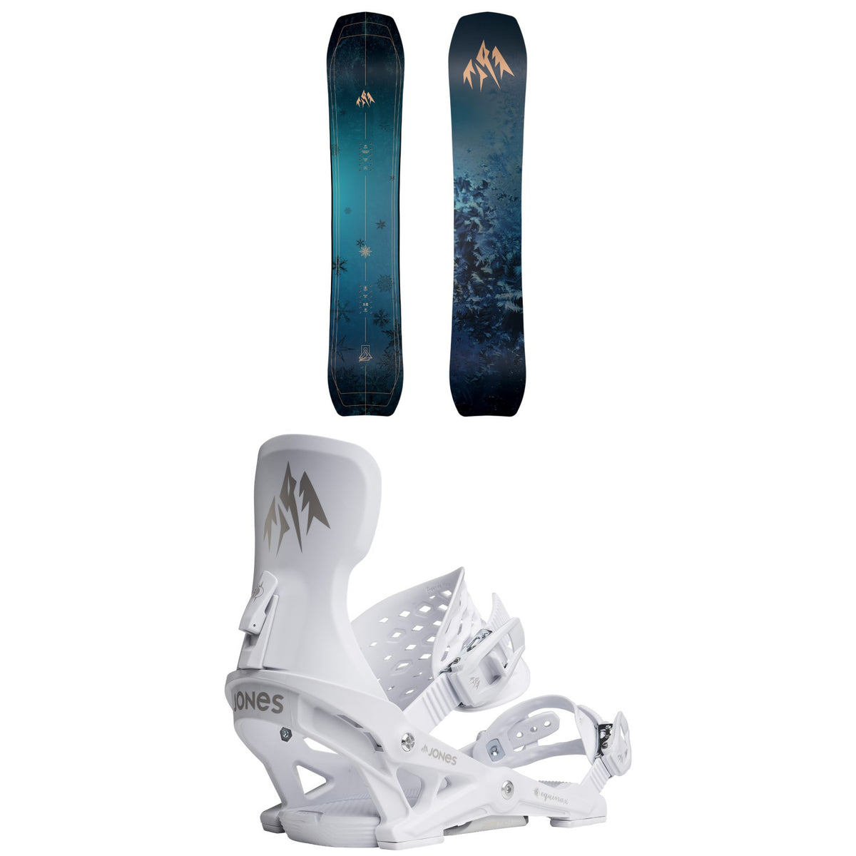 Jones Howler Snowboard + Equinox Snowboard Bindings - Women's 2026