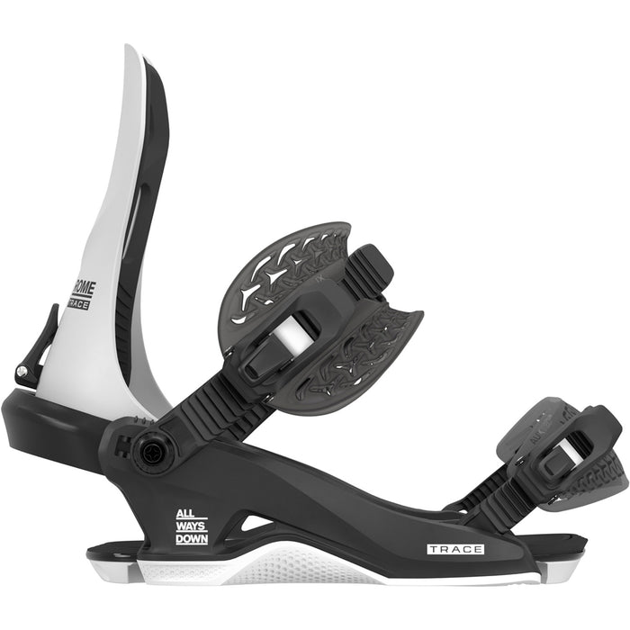 Rome Trace HW Snowboard Bindings 2026 White