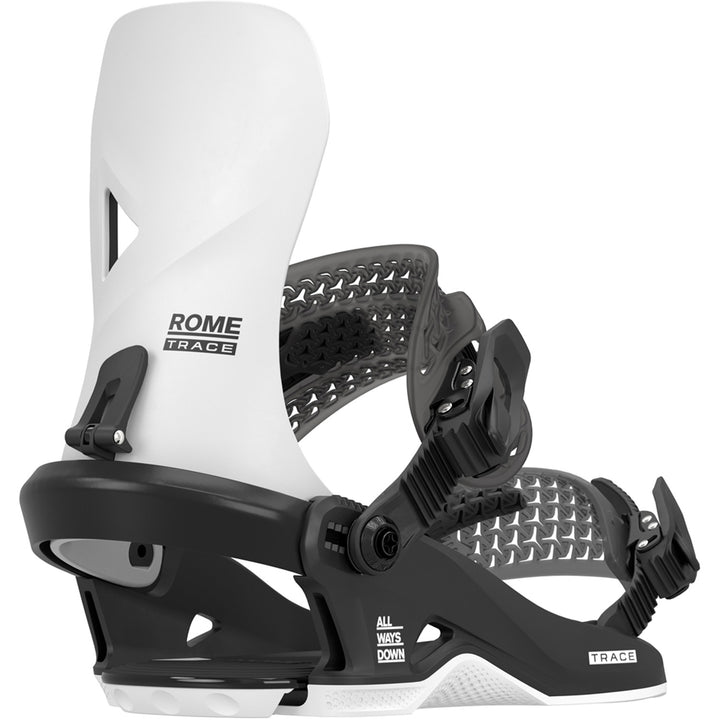 Rome Trace HW Snowboard Bindings 2026 White