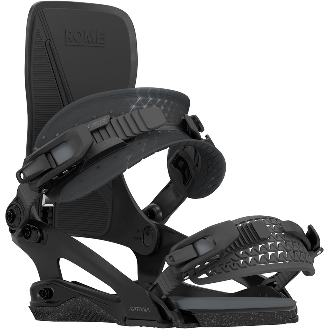 mens rome snowboard bindings Rome Katana FW Snowboard Bindings, Black / S