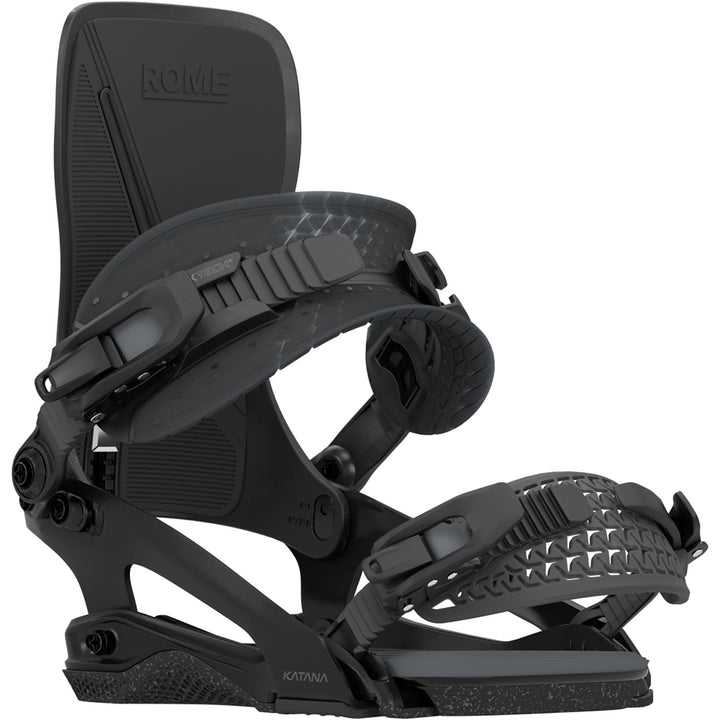 Rome Katana FW Snowboard Bindings, Black / S