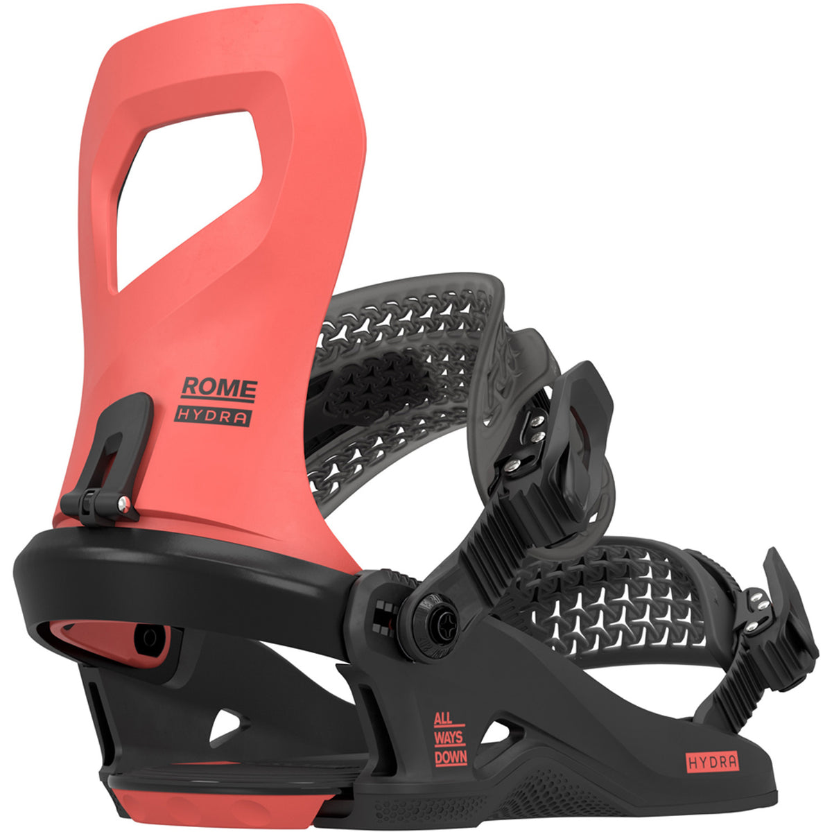 Rome Hydra HW Snowboard Bindings - Women's 2026 Hot Coral