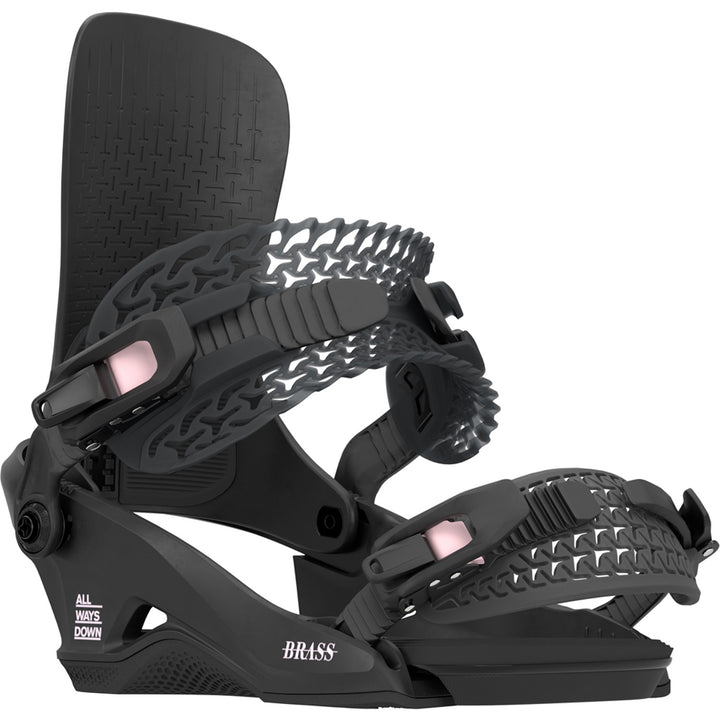 Rome Brass HW Snowboard Bindings - Women's 2026 Black