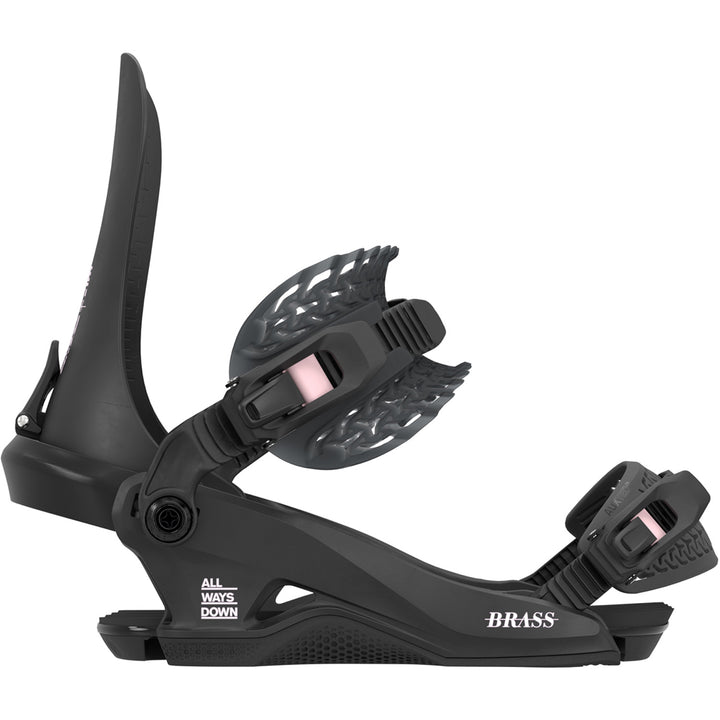 Rome Brass HW Snowboard Bindings - Women's 2026 Black