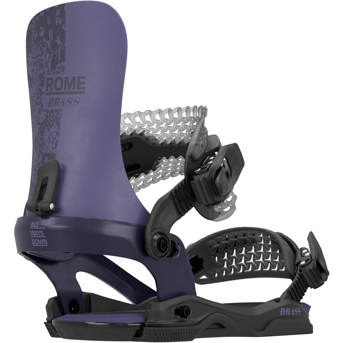 Rome Brass AW Snowboard Bindings - Women's Purple Haze