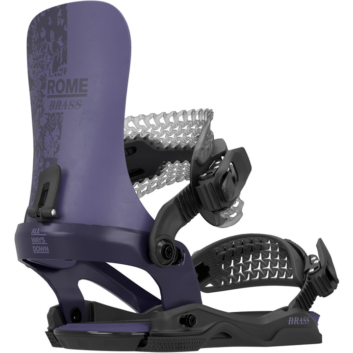 Rome Brass AW Snowboard Bindings - Women's Purple Haze
