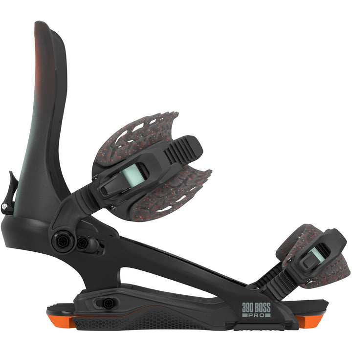 Rome 390 Boss Pro FW Snowboard Bindings 2026 Black/Slate