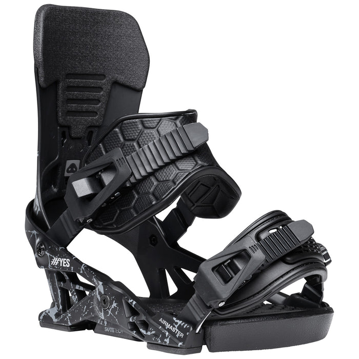 Yes. Airmaster Snowboard Bindings 2026 Splatter Grey