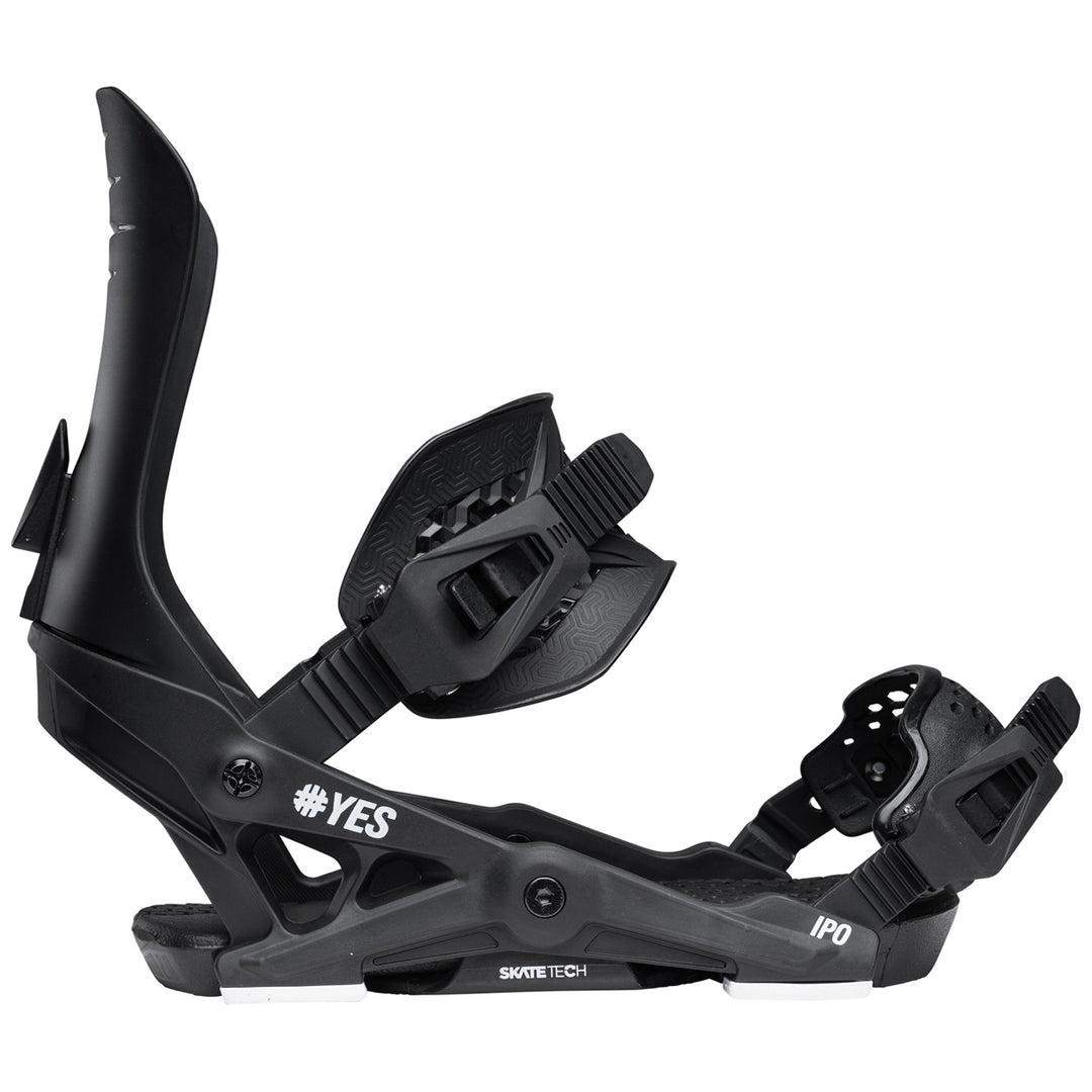 now x yes snowboard binding IPO Pitch Black