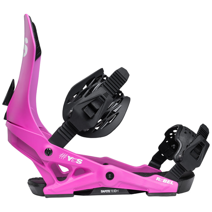 Yes. Rebel Snowboard Bindings - Women's 2026 Party Pink