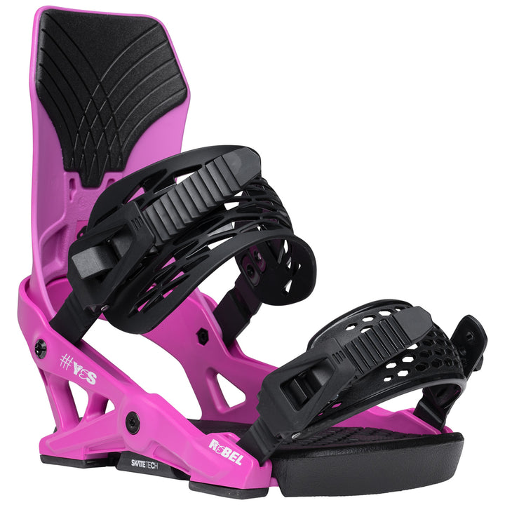 Yes. Rebel Snowboard Bindings - Women's 2026 Party Pink