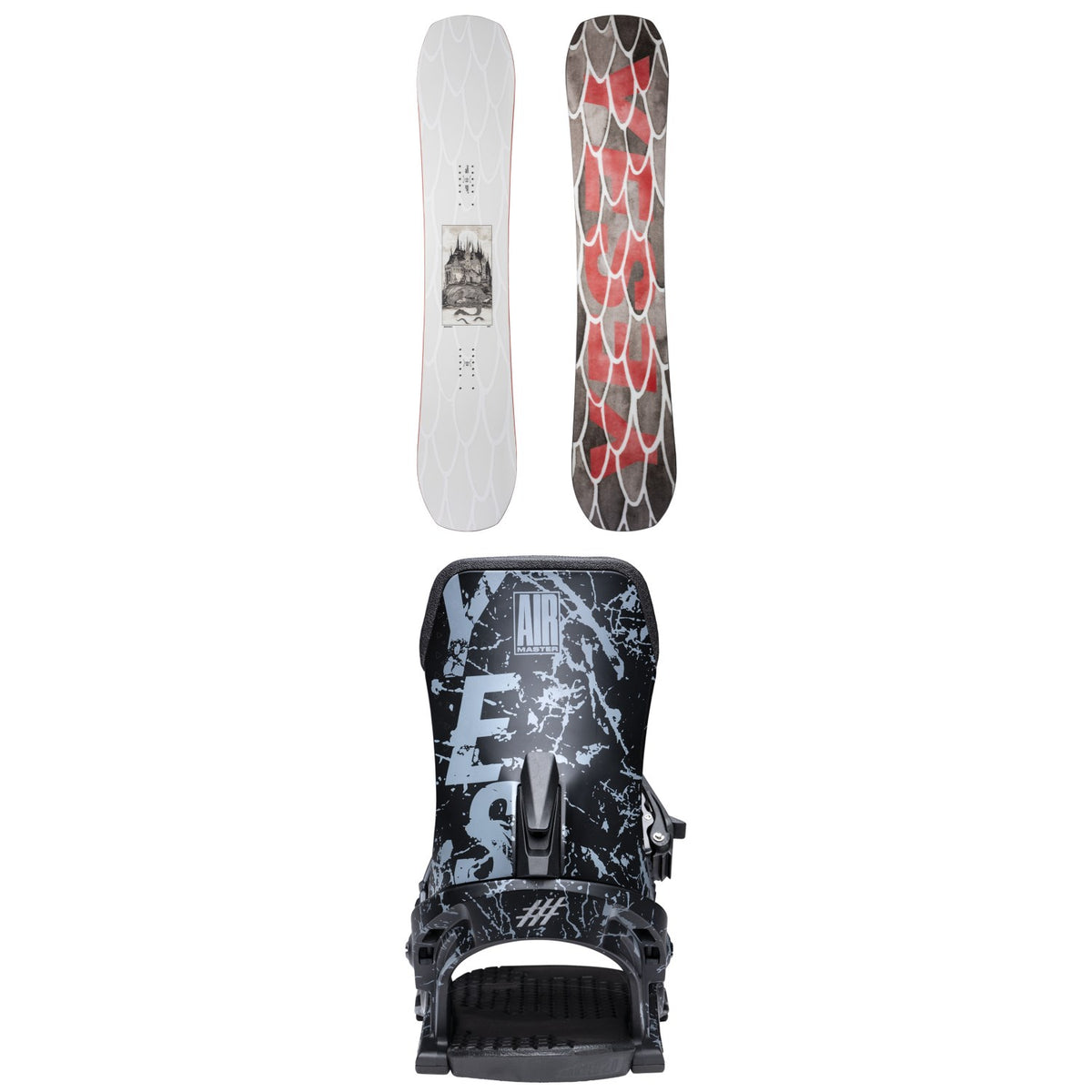 Yes. Standard XTRM Snowboard + Airmaster Snowboard Bindings 2026