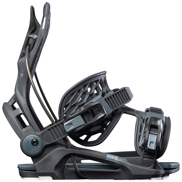 Nidecker Flow Fenix Snowboard Bindings Black