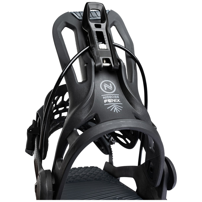 Nidecker Flow Fenix Snowboard Bindings Black