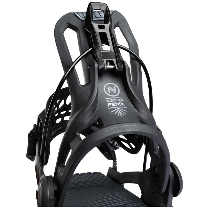 Nidecker Flow Fenix Snowboard Bindings Black