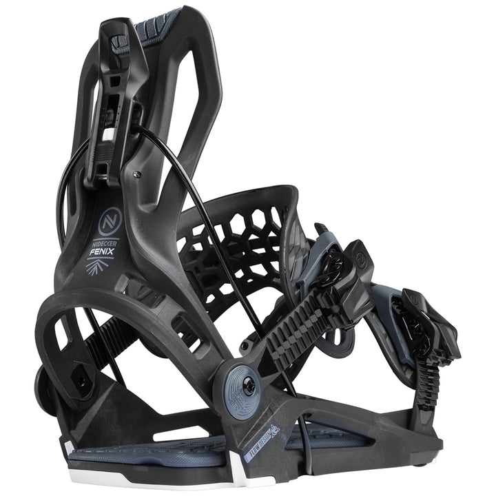 Nidecker Flow Fenix Snowboard Bindings Black