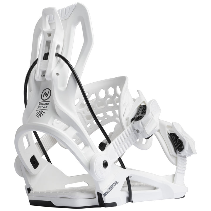 Nidecker Flow Fenix Snowboard Bindings White