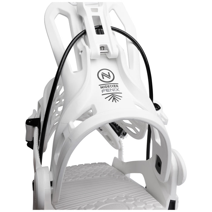 Nidecker Flow Fenix Snowboard Bindings White