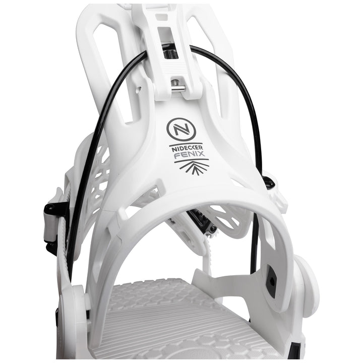 Nidecker Flow Fenix Snowboard Bindings White