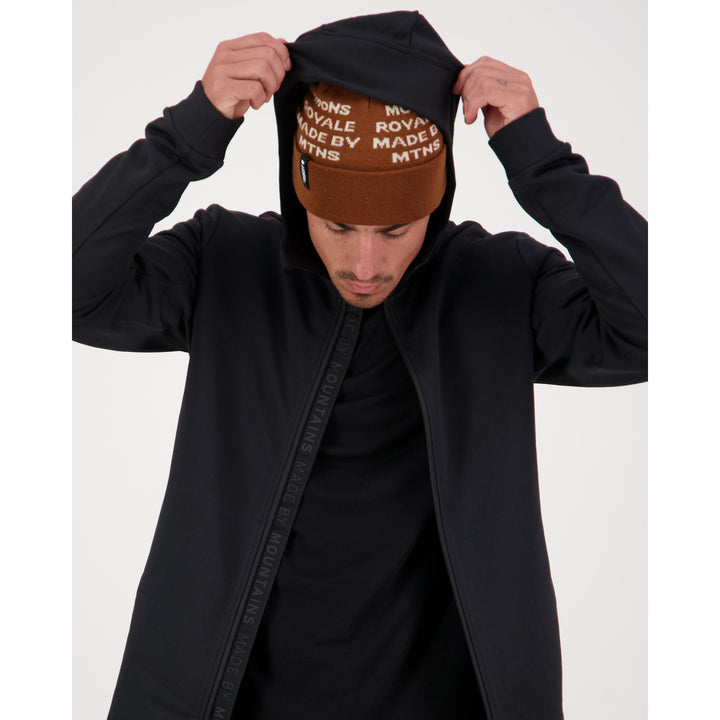 MONS ROYALE Aarcadia Merino Fleece Hoodie - Men's Black