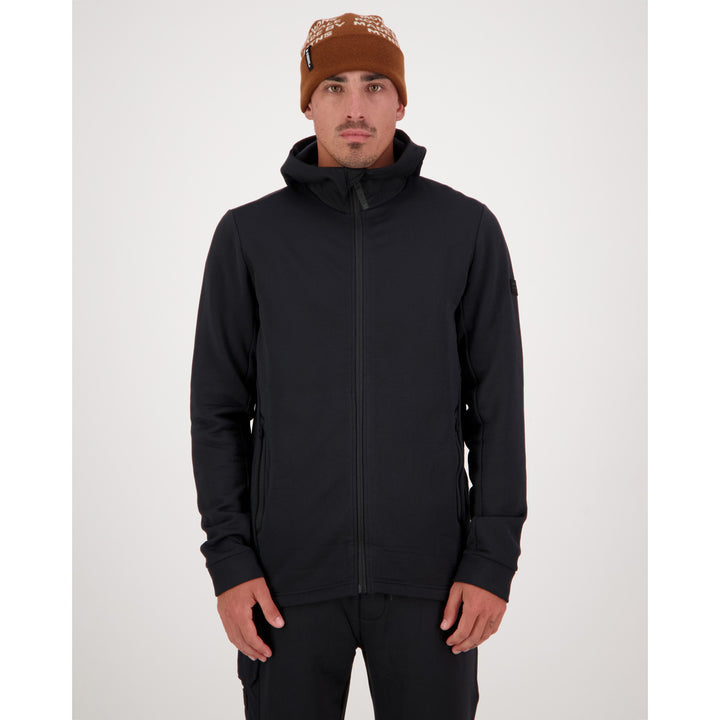 MONS ROYALE Aarcadia Merino Fleece Hoodie - Men's Black