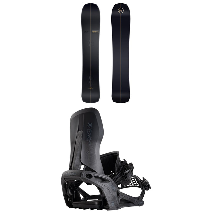 Nidecker The Smoke Snowboard + Supermatic Carbon Snowboard Bindings 2026