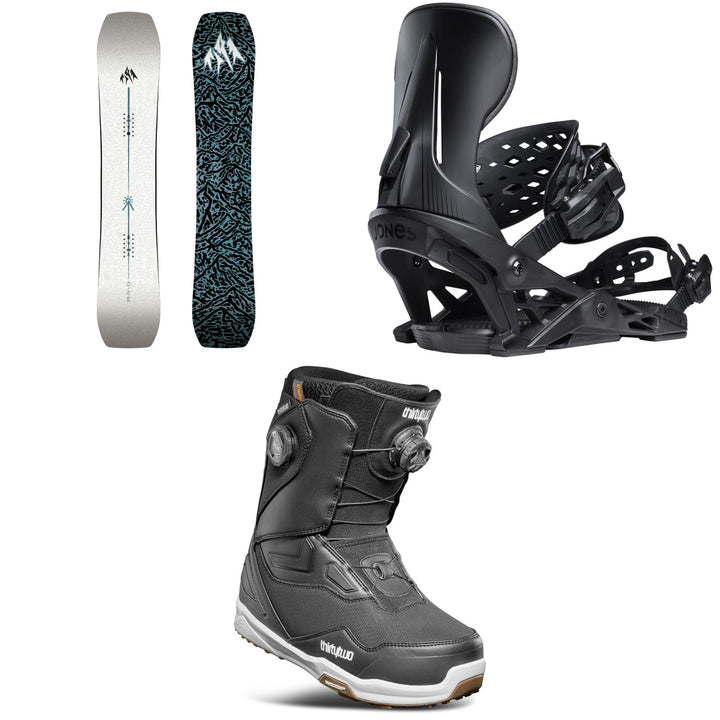 Jones Aviator 2.0 Snowboard + Mercury Snowboard Bindings + thirtytwo TM-2 Double Boa Snowboard Boots 2026