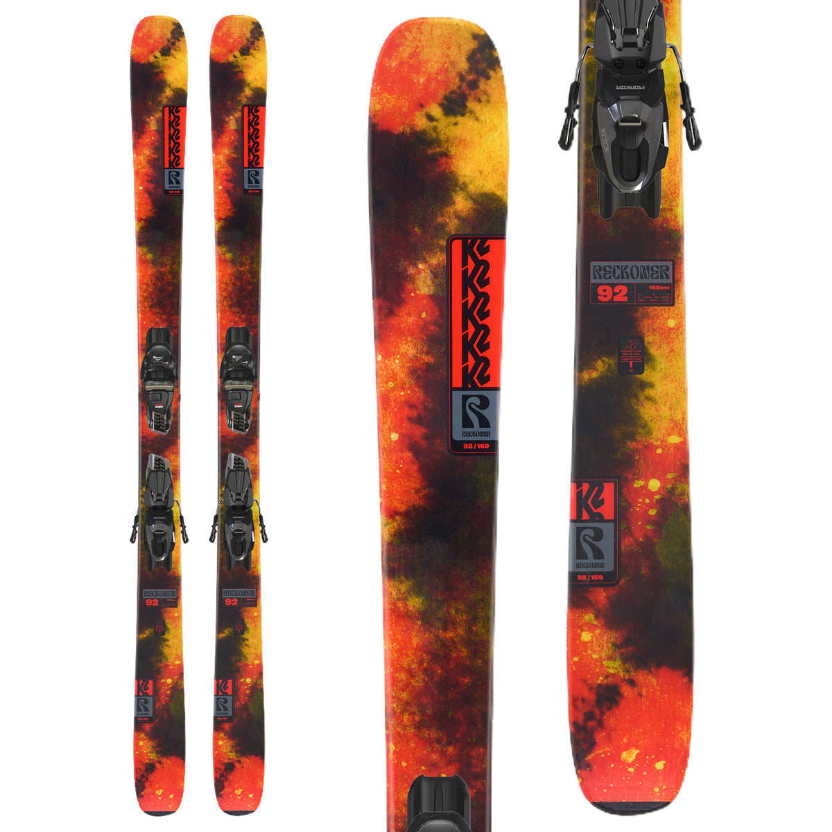 K2 Reckoner 92 Skis + M3 11 Quickclik Free Bindings 2027