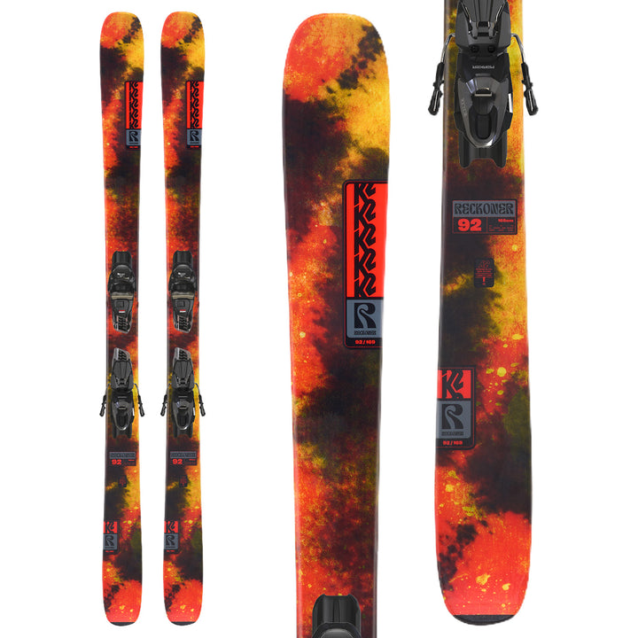 K2 Reckoner 92 Skis + M3 11 Quickclik Free Bindings 2027