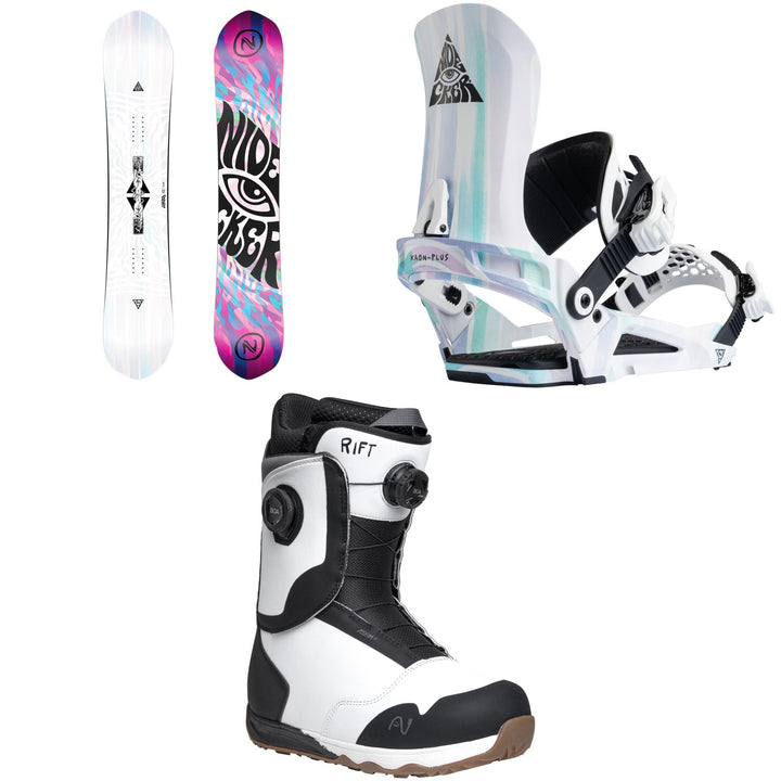 Nidecker Gamma Snowboard + Kaon-Plus Snowboard Bindings + Rift Snowboard Boots 2026