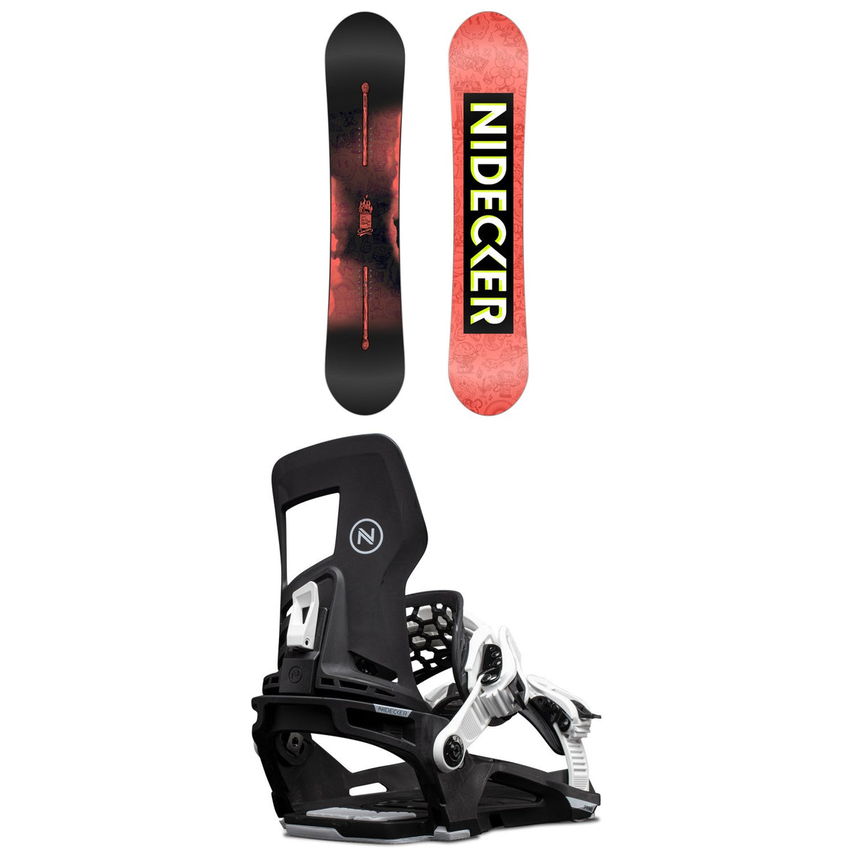 Nidecker Sensor Pro Snowboard + Prime Snowboard Bindings - Kids' 2026