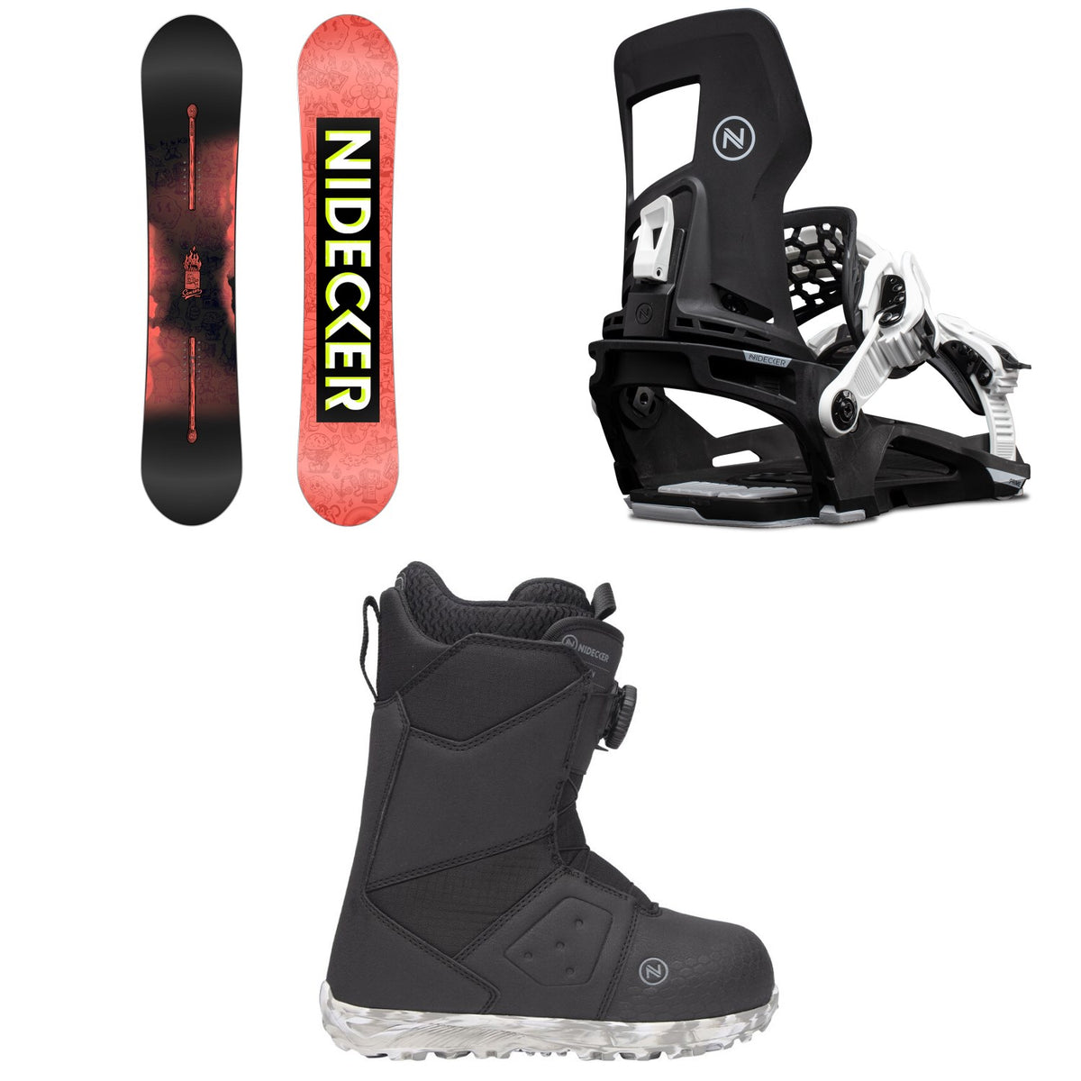Nidecker Sensor Pro Snowboard + Prime Snowboard Bindings + Micron Snowboard Boots - Kids' 2026