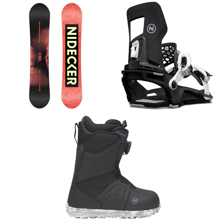 Nidecker Sensor Pro Snowboard + Prime Snowboard Bindings + Micron Snowboard Boots - Kids' 2026