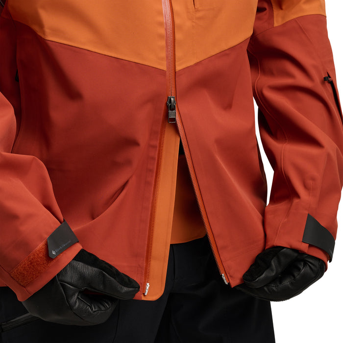 Black Diamond Recon Stretch Shell Jacket - Men's Saffron/Burnt Sienna