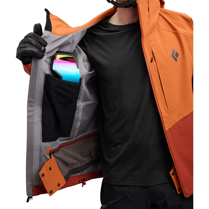 Black Diamond Recon Stretch Shell Jacket - Men's Saffron/Burnt Sienna
