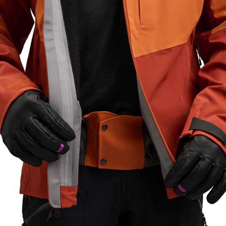 Black Diamond Recon Stretch Shell Jacket - Men's Saffron/Burnt Sienna