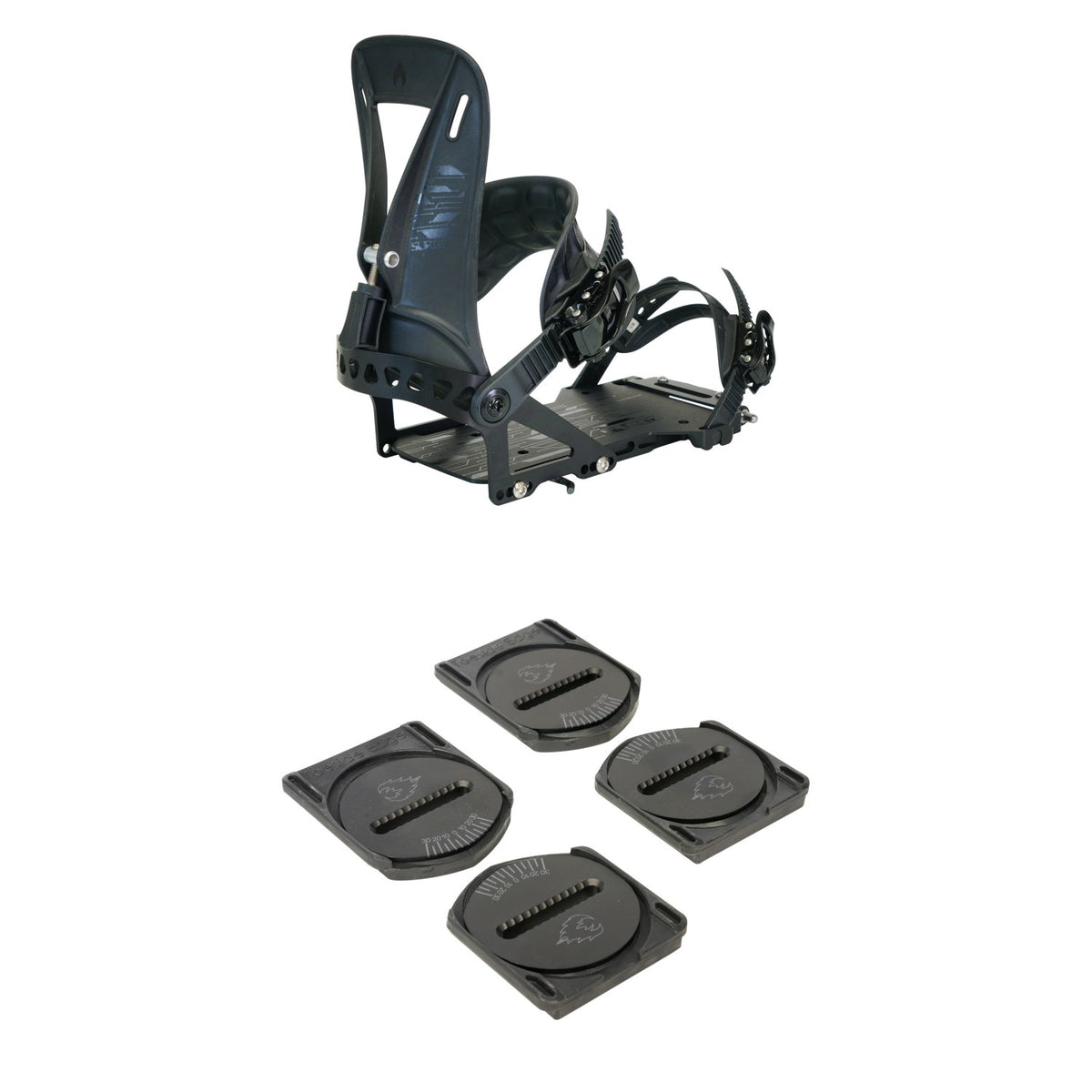 Spark R&D Surge ST Splitboard Bindings + Canted Pucks 2026