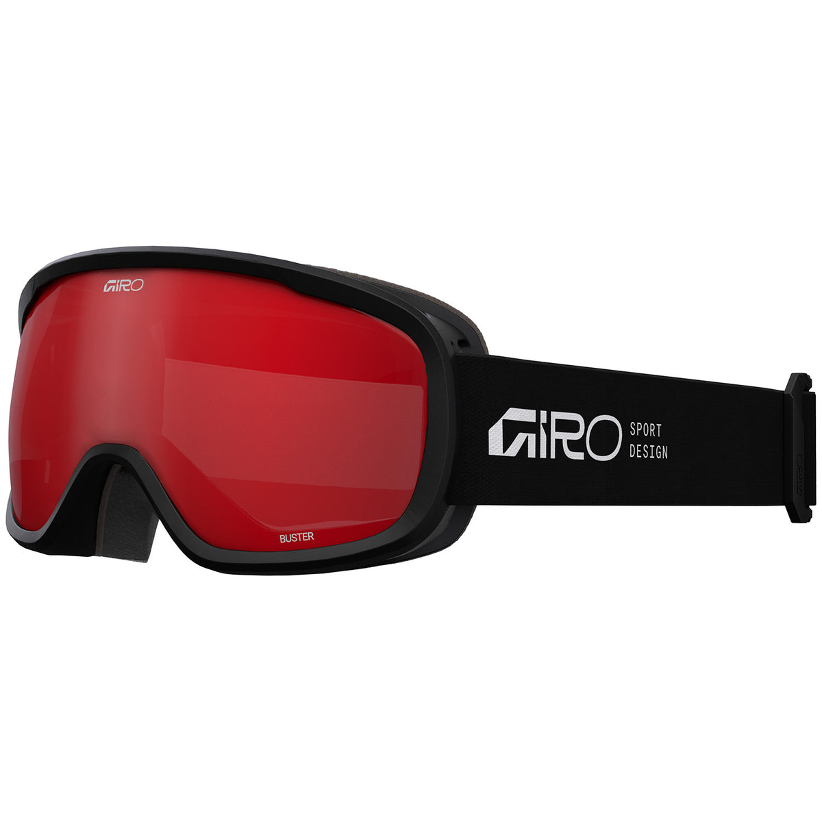 Giro Buster Goggles - Kids' Black Stacked Amber Scarlet