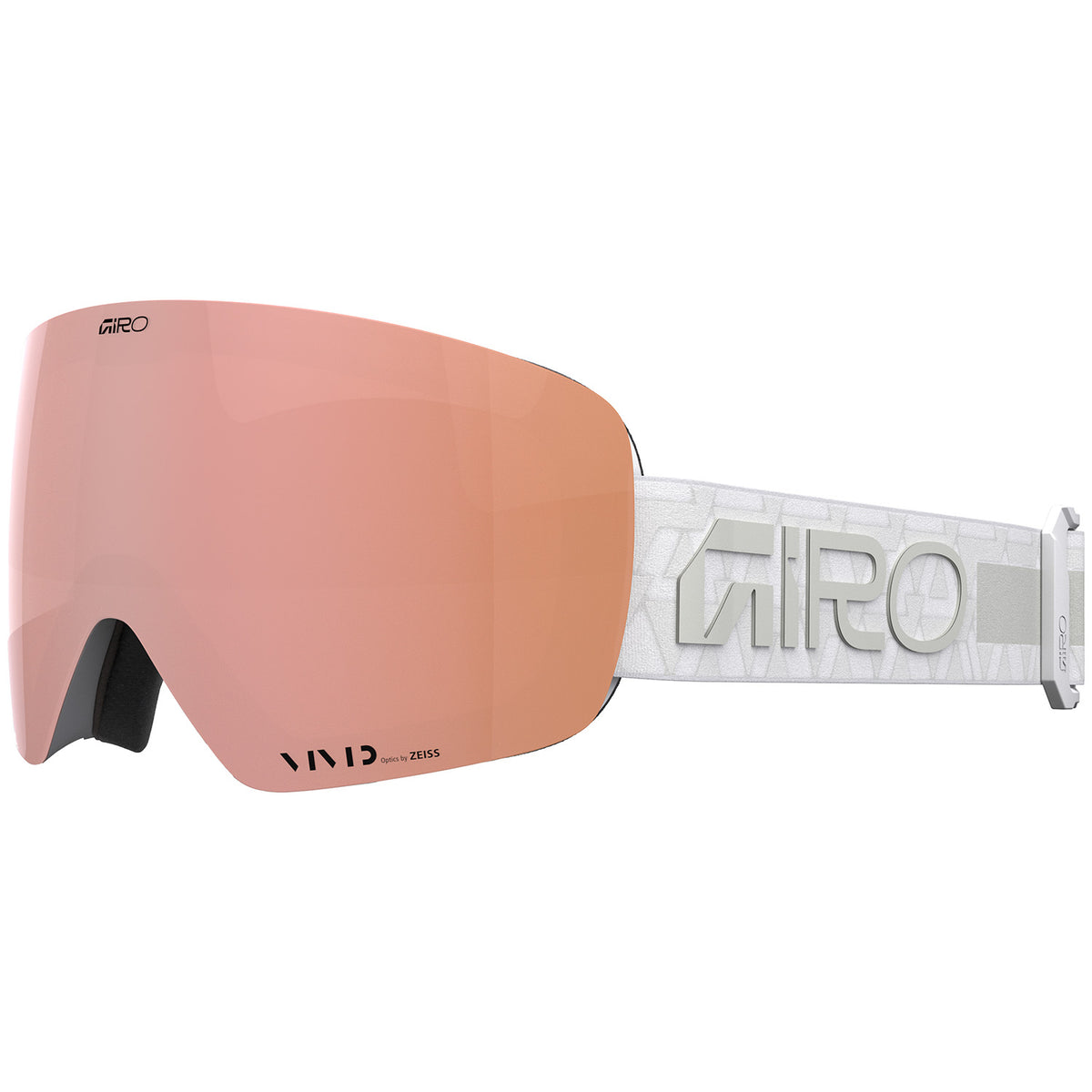 Giro Contour RS Goggles White Crystals Vivid Rose Gold / Vivid Infrared